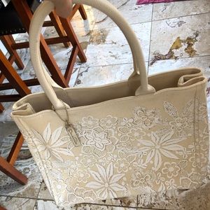 Oscar De La Renta  Canvas bag